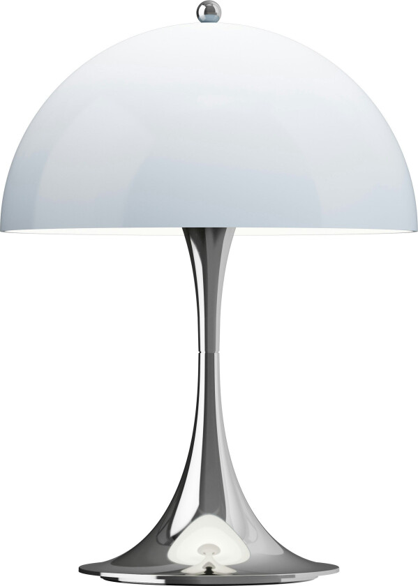 Panthella 250 oplladbar bordlampe opal - chrome/blue grey