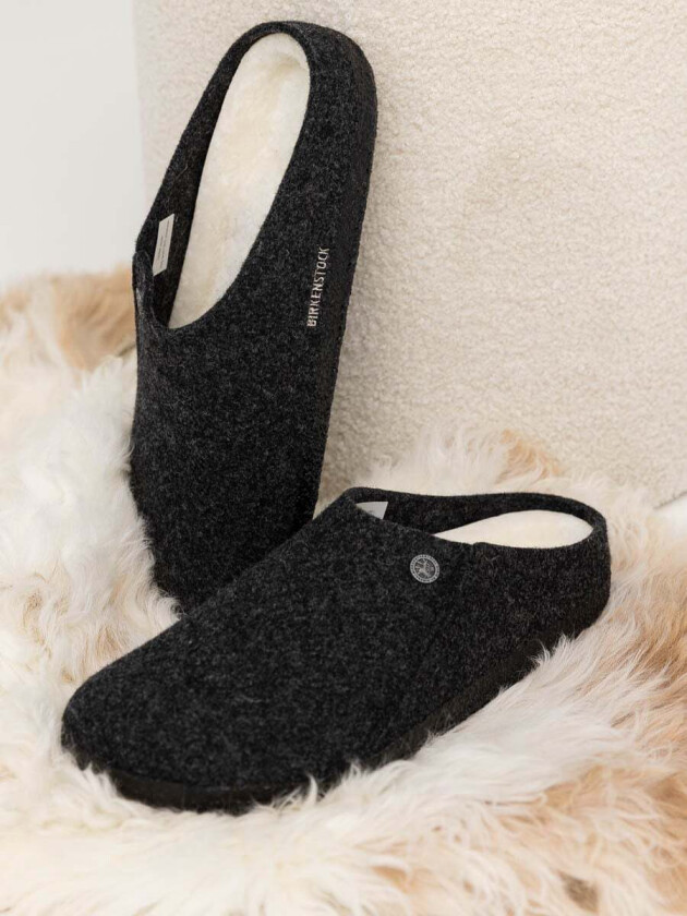 Bilde av BIRKENSTOCK Zermatt Shearling Wool Felt Anthracite