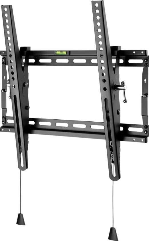 49909, 139,7 cm (55), 100 x 100 mm, 400 x 400 mm, 3 - 12°, Stål, Sort
