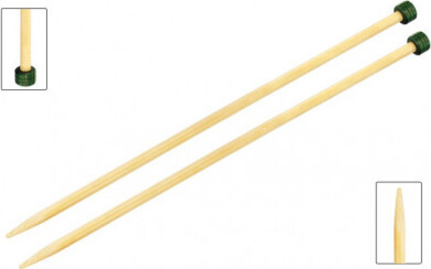 Bambus Strikkepinner / Jumperpinner Bambus 33cm 3.50mm / 13in