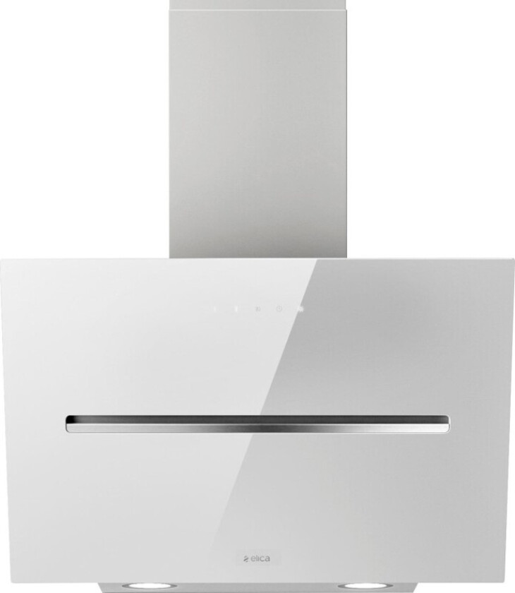 Shy-S WH/A/60 - Panser - skorsteinvinklet - bredde: 59.8 cm - dybde: 32.6 cm - ekstraksjon og resirkulasjon (-) - glasshvit