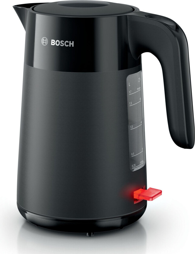 TWK2M163, 1,7 l, 2400 W, Sort, Plast, Vannivåindikator, Overopphetingsbeskyttelse