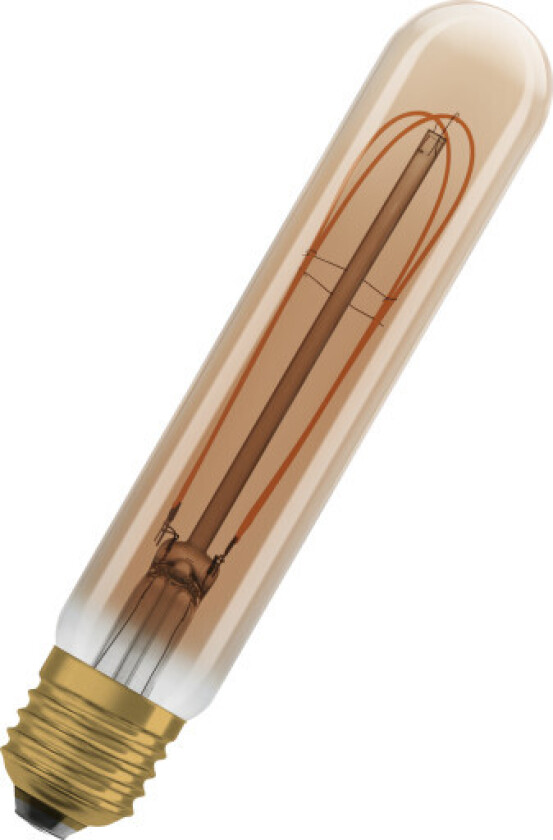 1906 rørformet gullpiggefil 470lm 4,8W/822 E27 dim