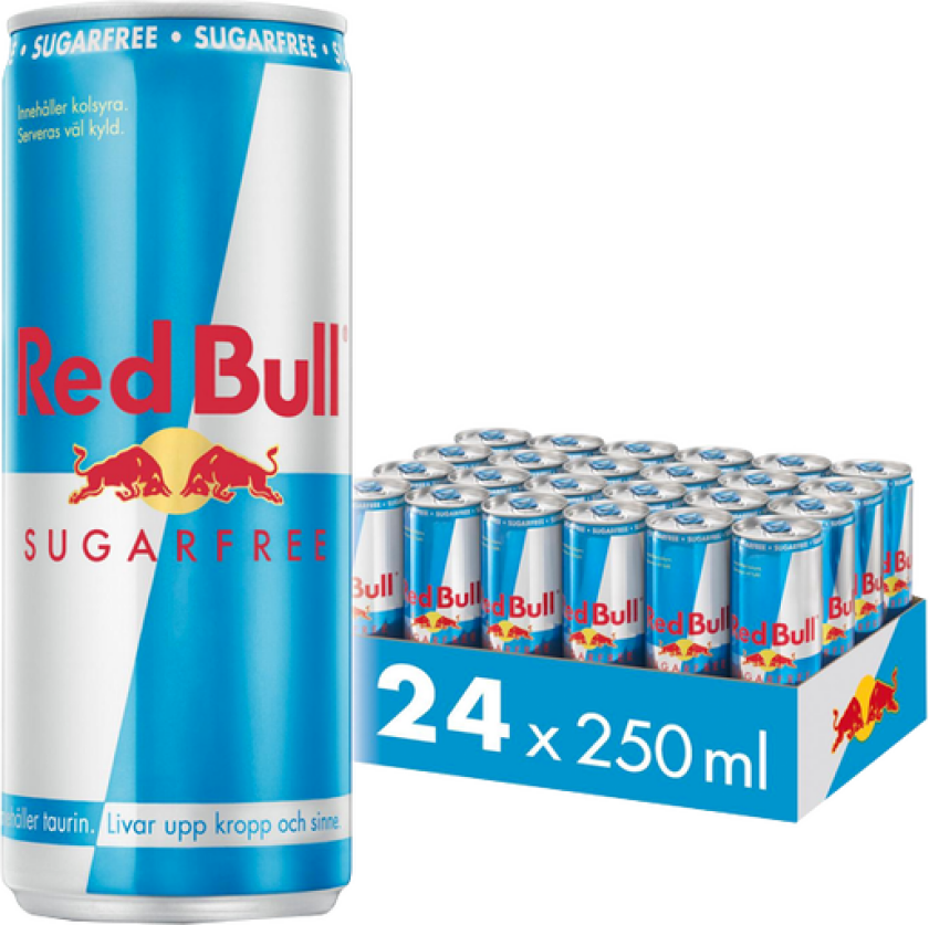 Bilde av 24 x Red Bull Energidryck, 250 ml, Sockerfri