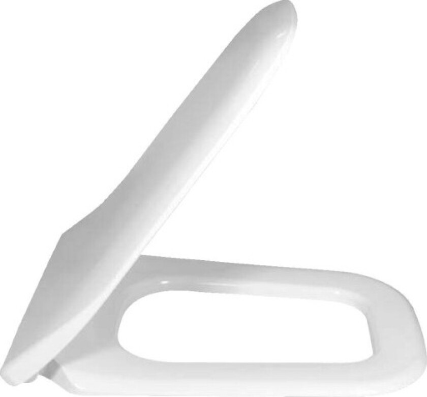 Joyce Slim toalettsete, soft close, avtagbar, hvit