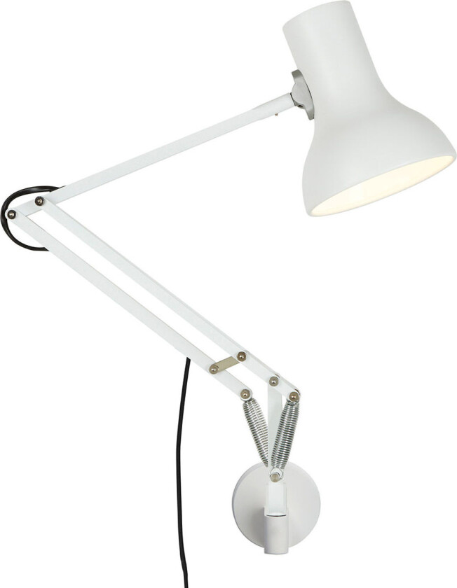 Type 75 Mini Lamp With Wall Bracket Alpine White