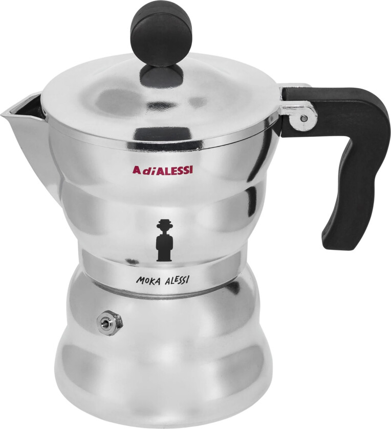 Moka, Aluminium, Aluminium, 0,15 l, 96 mm, 164 mm