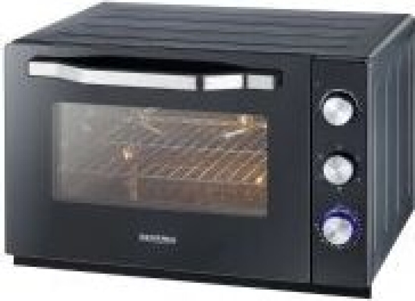 Severin TO 2073 - Elektrisk ovn - konveksjon - 60 liter - 2200 W - svart