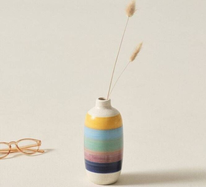 SPLASH vase - høyde 17,5 cm Multi