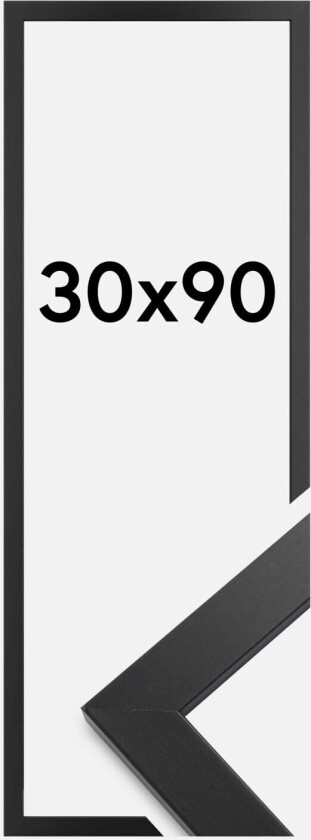 Ramme Black Wood 30x90 Cm