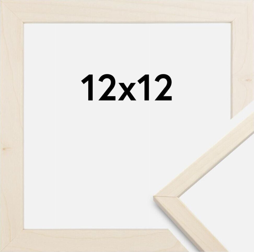 Ramme Edsbyn Lønn 12x12 Cm
