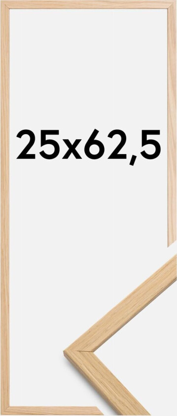 Ramme Edsbyn Akrylglass Eik 25x62,5 Cm