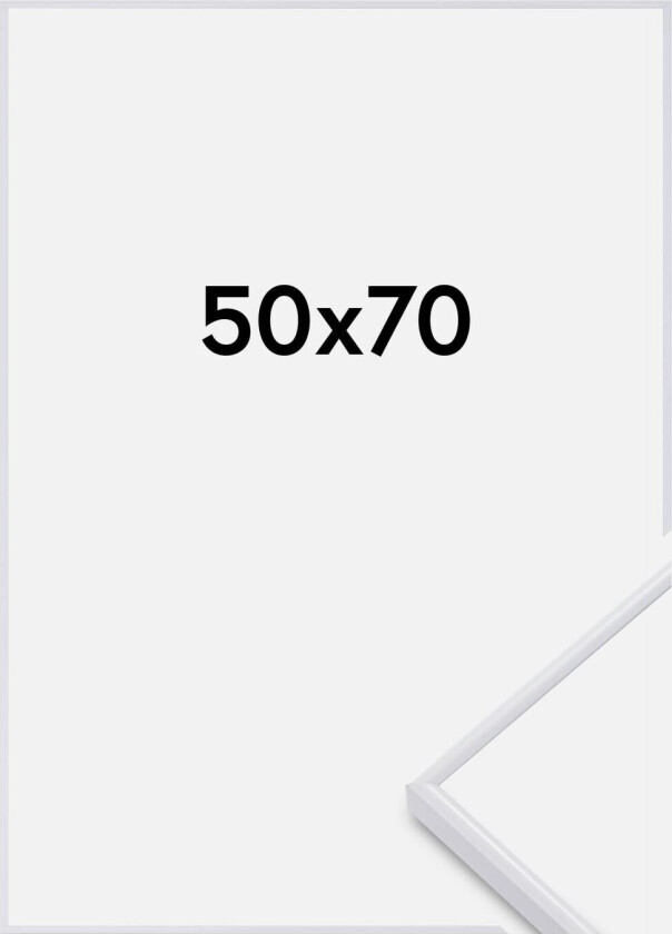 Ramme Visby Akrylglass Hvit 50x70 Cm