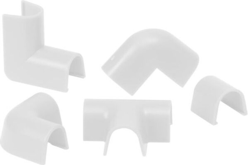 3200 Skjøtesett til Cablefix kabelkanal, hvit 5,5 mm