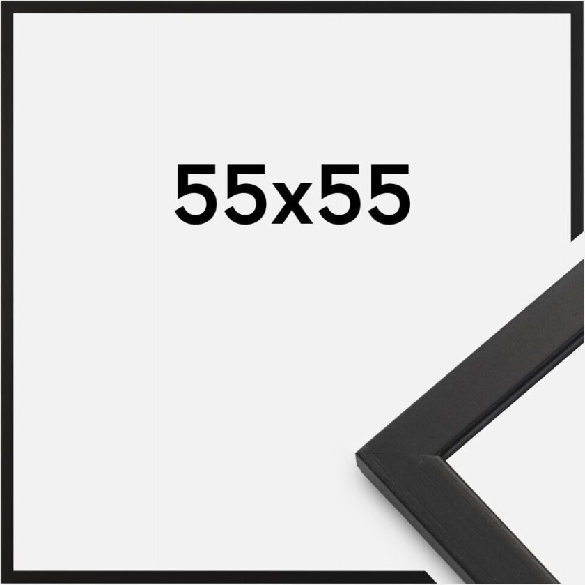 Ramme Edsbyn Akrylglass Svart 55x55 Cm