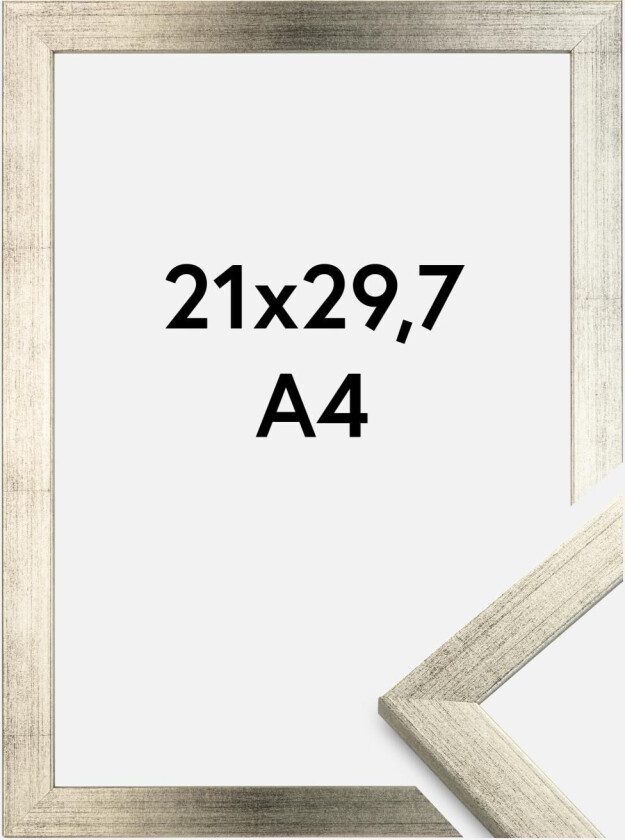 Ramme Stilren Akrylglass Sølv 21x29,7 Cm (A4)