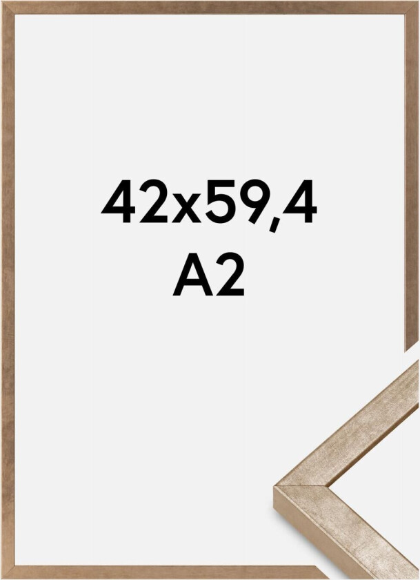Ramme Ares Akrylglass Messing 42x59,4 Cm (A2)