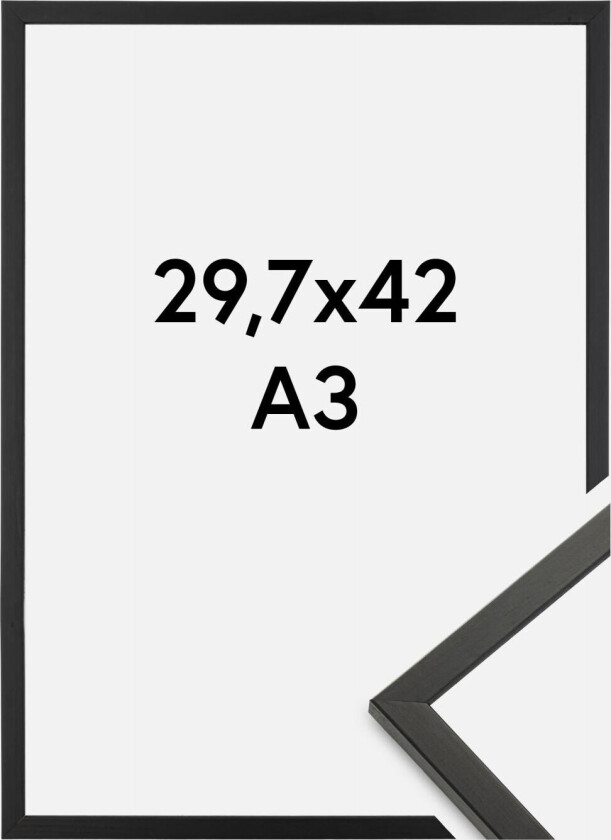 Ramme Galant Akrylglass Svart 29,7x42 Cm (A3)