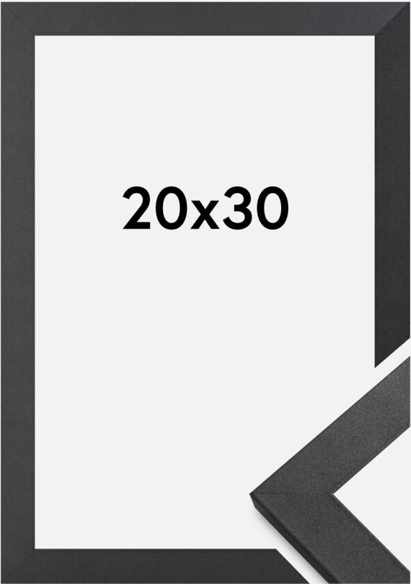 Ramme Graphite Wood Akrylglass 20x30 Cm