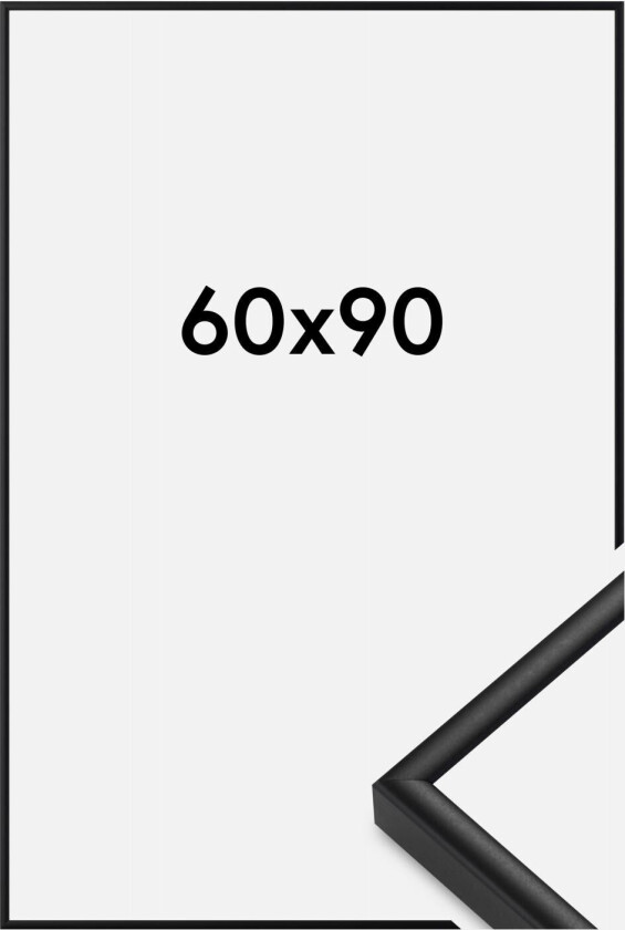 Ramme  Premium Classic Matt Svart 60x90 Cm