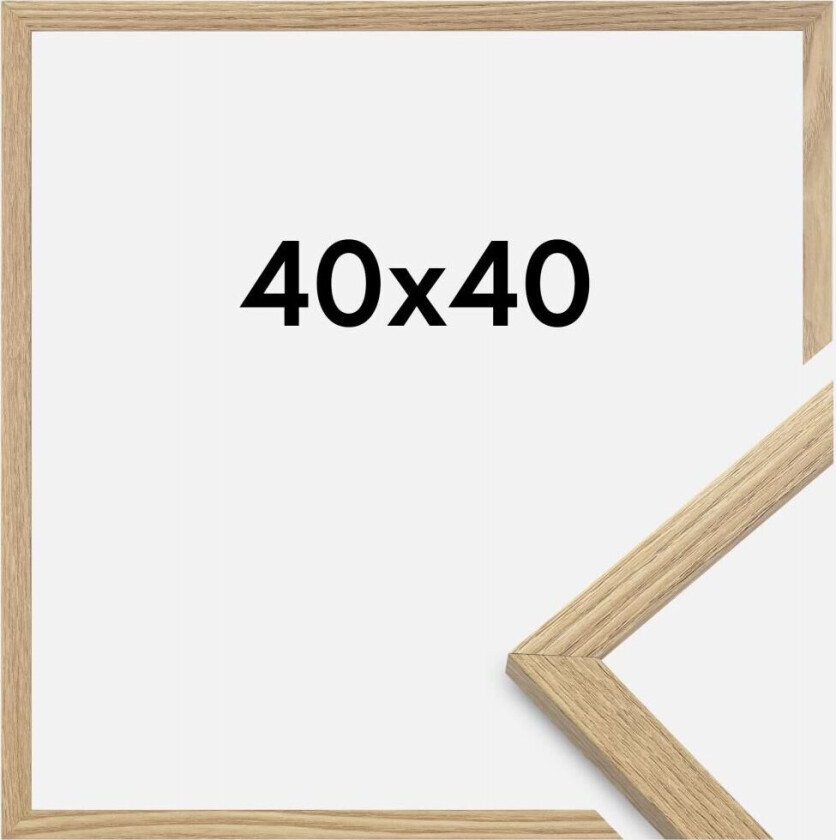 Ramme Trendy Akrylglass Eik 40x40 Cm