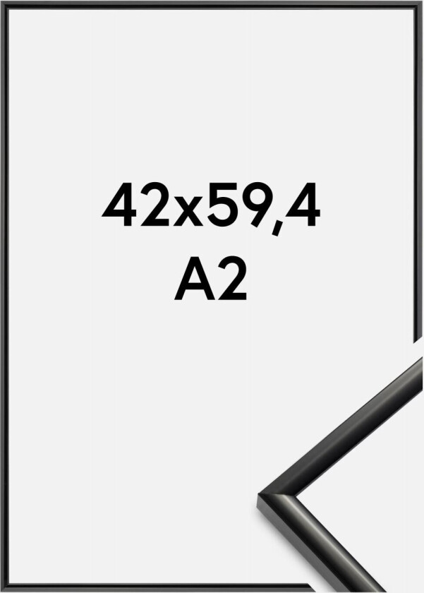 Ramme New Lifestyle Akrylglass Svart 42x59,4 Cm (A2)