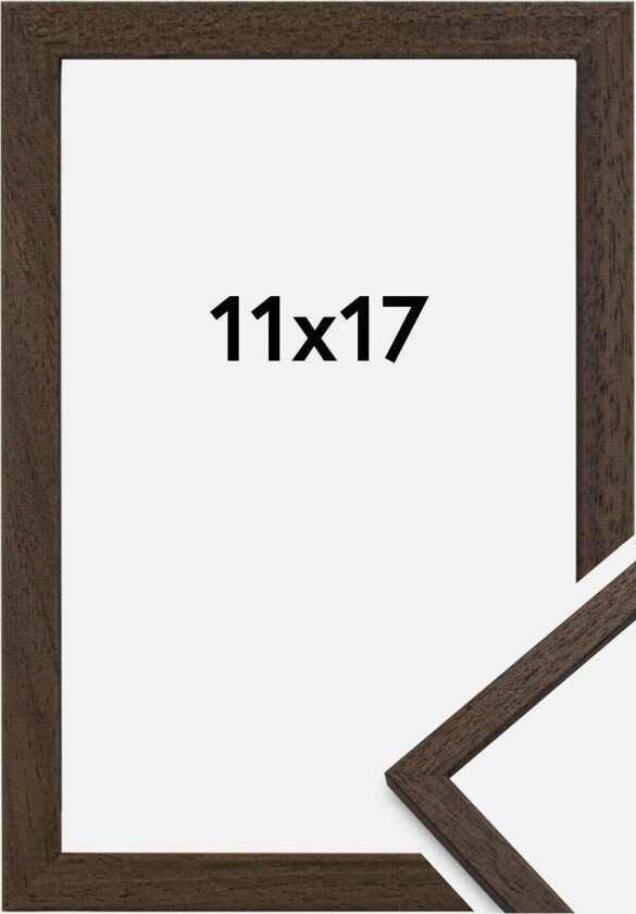 Ramme Edsbyn Akrylglass Valnøtt 11x17 Cm