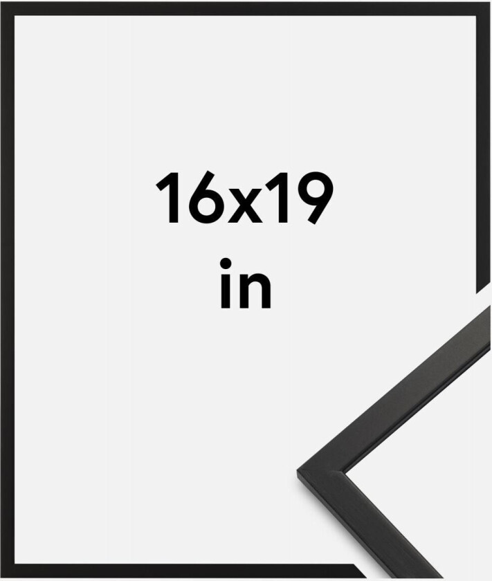 Ramme Edsbyn Akrylglass Svart 16x19 Inches (40,64x48,26 Cm)