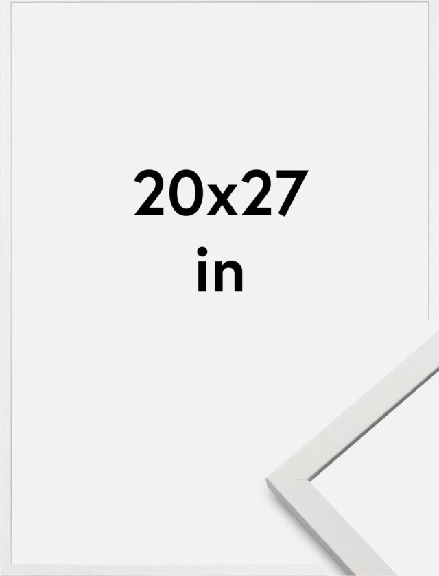 Ramme Edsbyn Akrylglass Hvit 20x27 Inches (50,8x68,58 Cm)