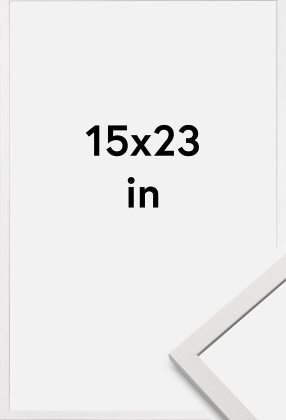 Ramme Edsbyn Akrylglass Hvit 15x23 Inches (38,1x58,42 Cm)