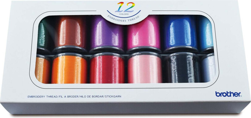 shiny broderitråd 12 rl.
