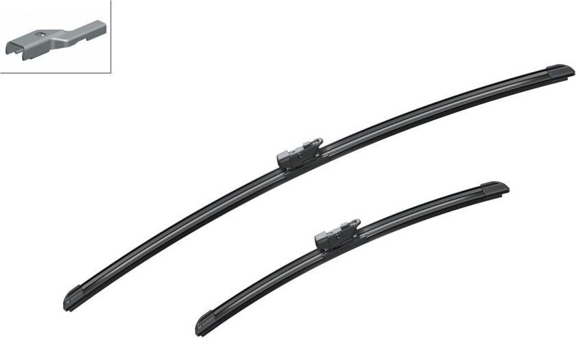 Aerotwin A538S, Wiper blade, Svart, Innrammet, Plastikk, CE, 50 g