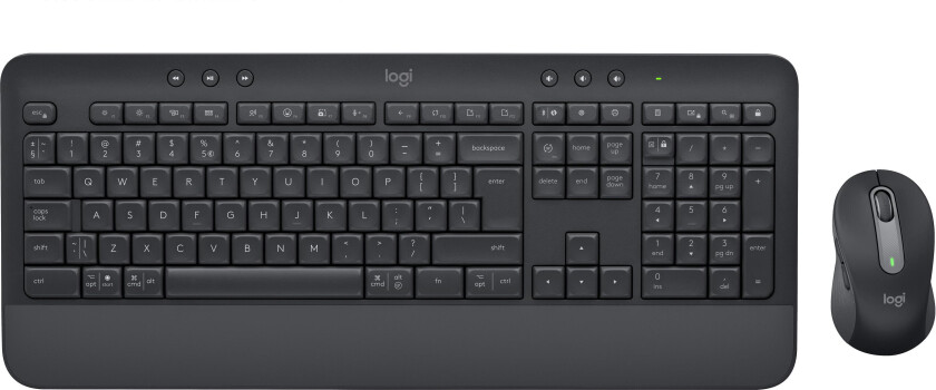 Signature MK650 Combo For Business - uk - Tastatur & Mussett - Engelsk - Storbritannia - Grå