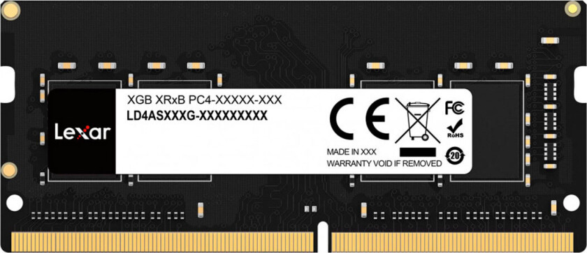 - DDR4 - module - 16 GB - SO-DIMM 260-pin - 3200 MHz / PC4-25600 - unbuffered