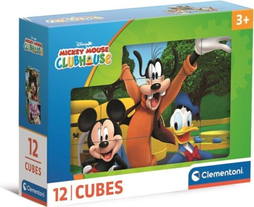 Mickey Mouse Clubhouse Cube Puzzle 2026 12 pieces Blokk