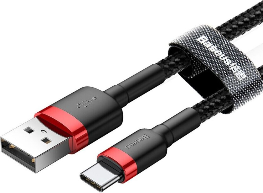USB-A <-> USB-C - 0.5m - Svart