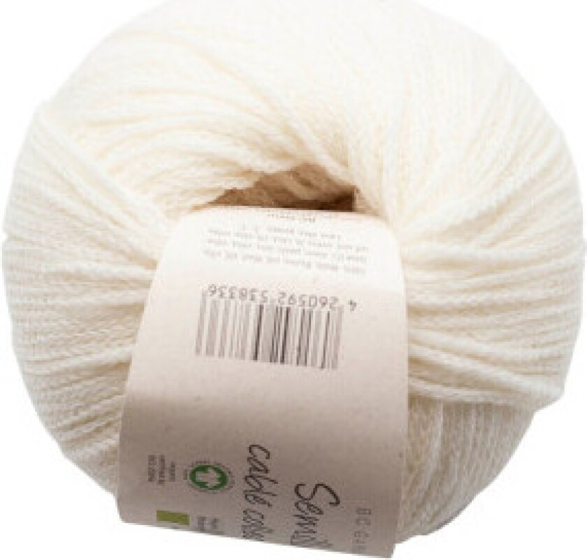 BC Yarn Semilla Cablé GOTS 01 Natur