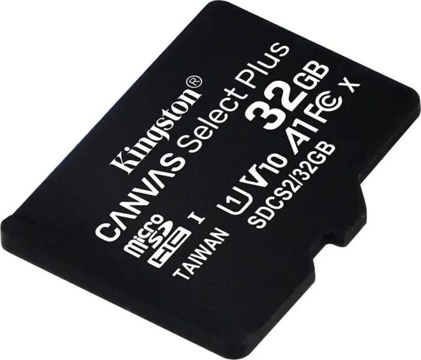 32GB Micro-SD-kort for Kamera - 100MB/s - Svart