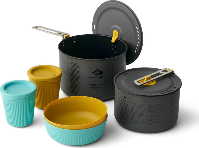 Bilde av Sea To Summit Frontier UL Two Pot Cook Set 6 Piece Multi OneSize, Multi