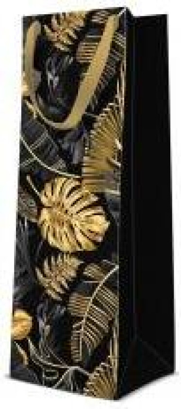 Bilde av Vin Gavepose Paw Guldblade 12x10x37 Cm