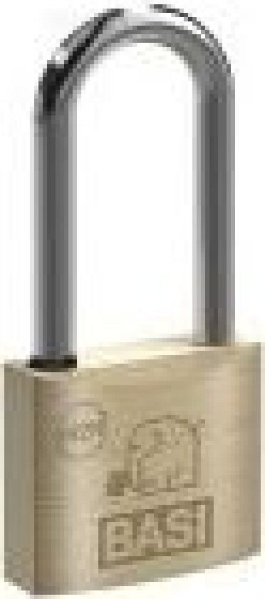BASI 6121-4001-4006, Tradisjonell, Nøkkellås, Bruk bare én nøkkel, Messing, Messing, Herdet stål