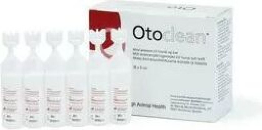 Ørerens til hund og katt, 18 x 5 ml