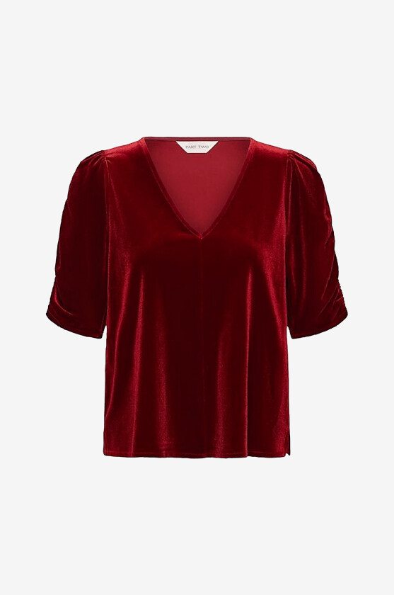 Topp ValeriiaPW Blouse - Rød