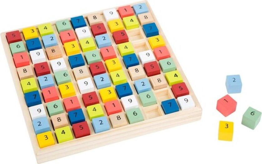 - Wooden Sudoku Game Color 82pcs. Tre