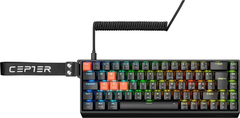 Onyx Pro 65 % gamingtastatur (inkl. reiseetui) – lineære brytere