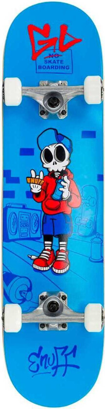 Skully Blue Skateboard 7.75 x 31