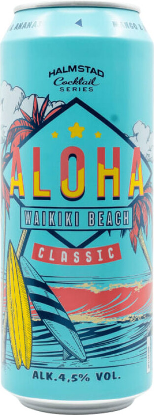 Halmstad Cocktail Aloha 0,5l boks