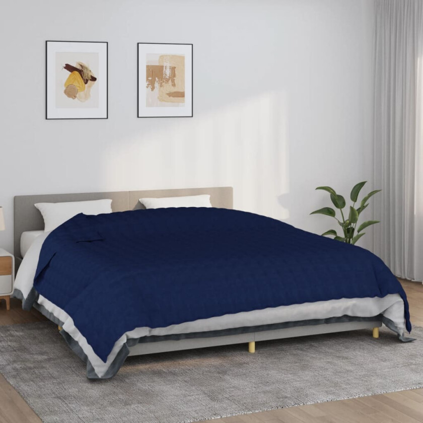 Vektdyne blå 220x260 cm 11 kg stoff