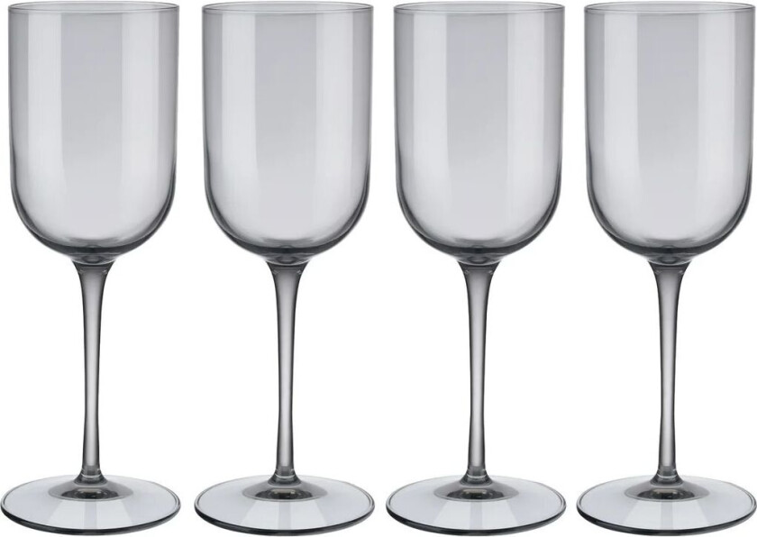 Fuum hvitvinsglass 28 cl 4-pakning Smoke