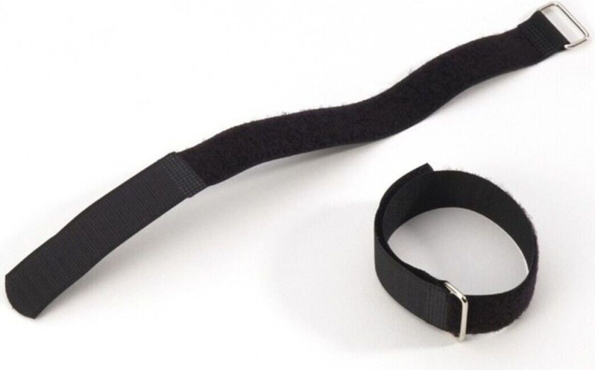 Hook and Loop Cable Tie Pack of 10 400 mm x 38 mm Black